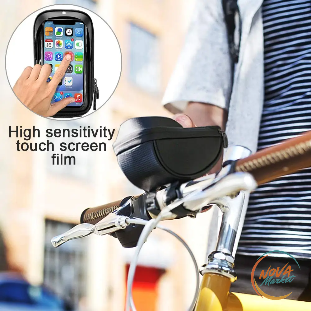 Borsa Porta Smartphone da Bici Impermeabile Touch