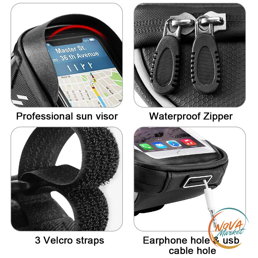 Borsa Porta Smartphone da Bici Impermeabile Touch