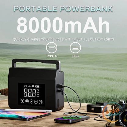 Avviatore d'emergenza auto 4000A 12V con gonfiatore