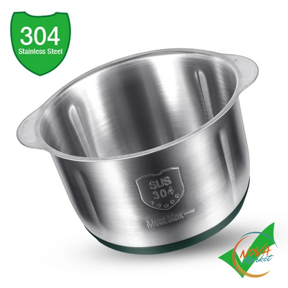 Tritatutto Elettrico 500W in Acciaio Inox, Capacità 5L