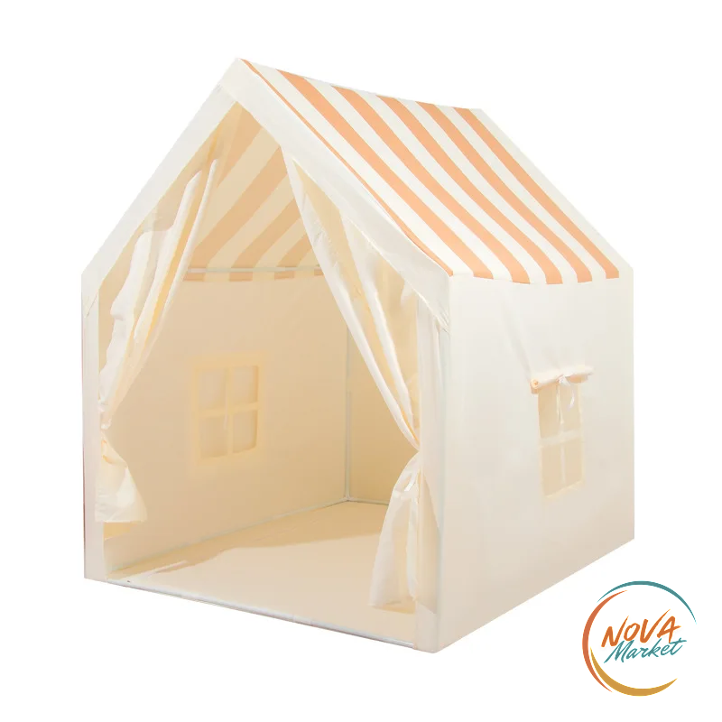 Tenda da Gioco per Bambini a Casetta, Interni ed Esterni
