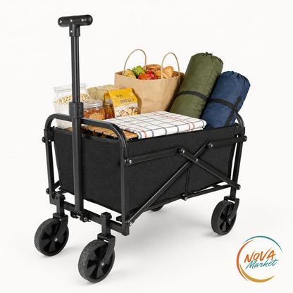 Carrello Pieghevole da Campeggio 75 kg, 50 L