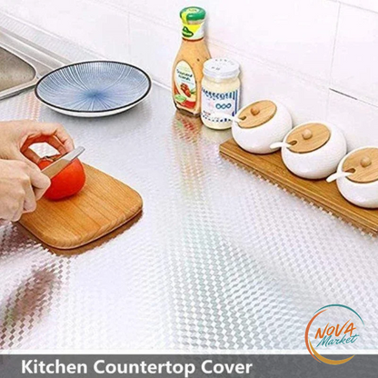 Pellicola adesiva cucina impermeabile antiolio in alluminio