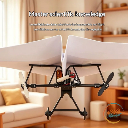 Aereo di Carta RC Elettrico Fai-da-Te Pieghevole