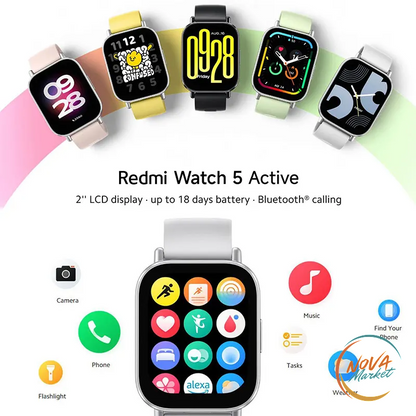 Smartwatch Redmi Watch 5 Active con chiamate Bluetooth