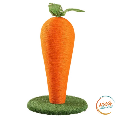 Tiragraffi per Gatti a Forma di Carota 65 cm