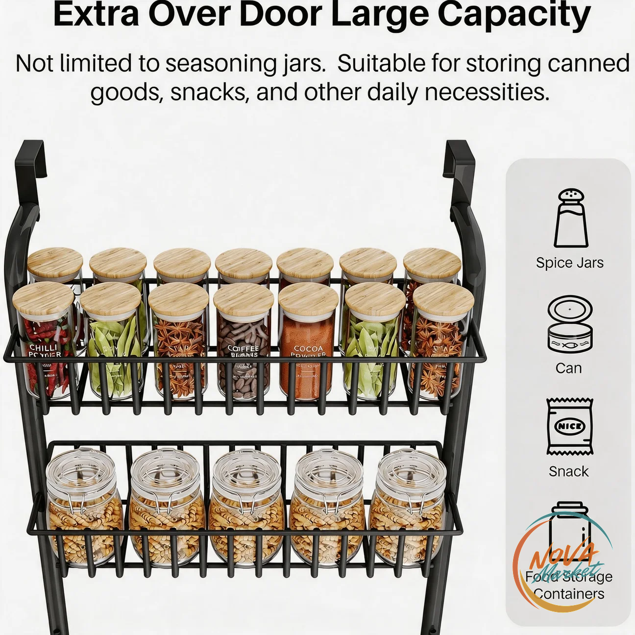 Organizzatore da Porta a 6 Livelli Salvaspazio
