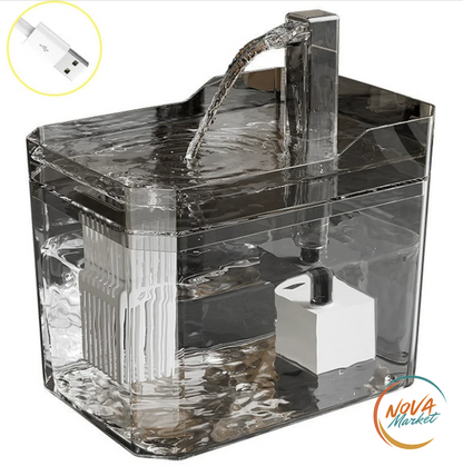 Fontanella automatica per gatti e cani 1,5 L con filtro