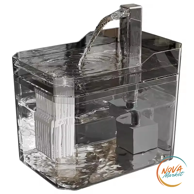 Fontanella automatica per gatti e cani 1,5 L con filtro