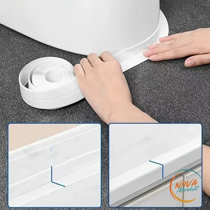 Nastro sigillante impermeabile per WC antimuffa 35 mm x 3 m