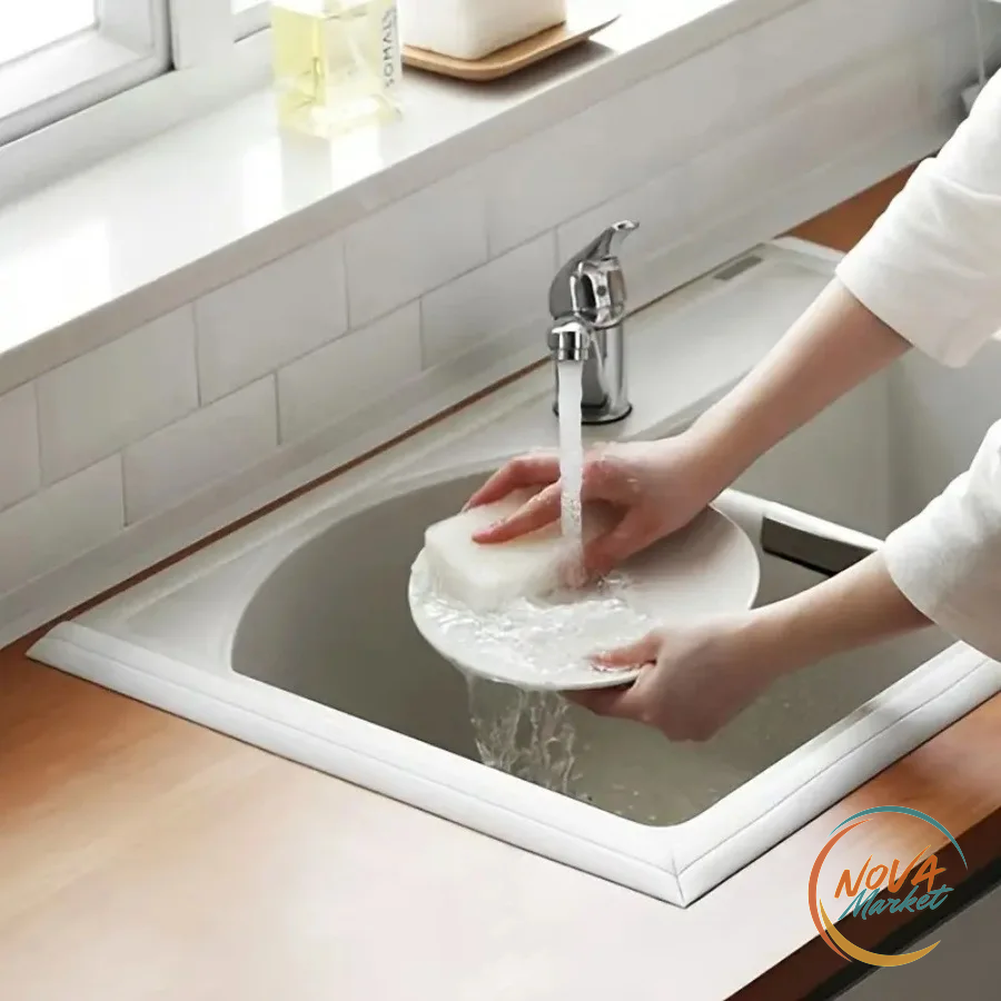 Nastro sigillante impermeabile per WC antimuffa 35 mm x 3 m