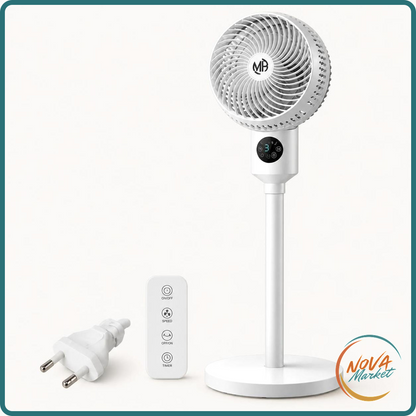 Ventilatore a piantana con telecomando e timer