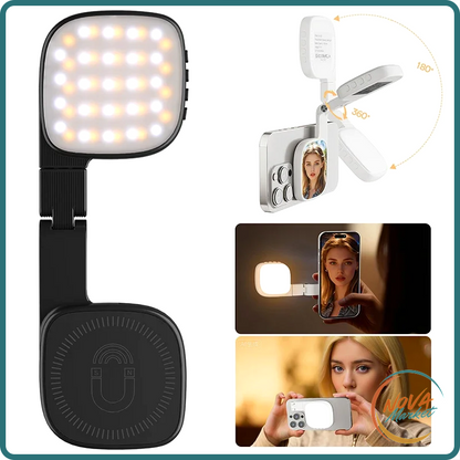 Luce LED per Selfie da Smartphone, Ricaricabile