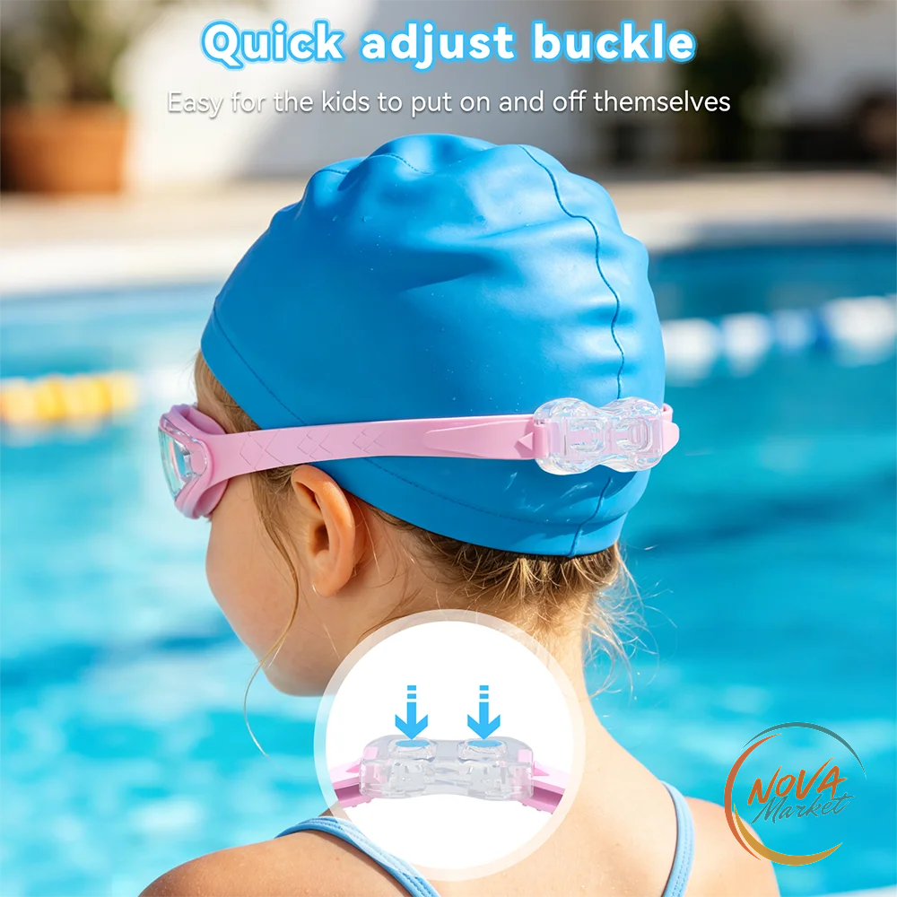 Occhialini da Nuoto Bambini Antifog e Regolabili