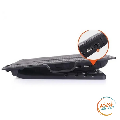 Base Raffreddamento Laptop Regolabile con 2 Porte USB