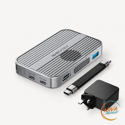 Case magnetico M.2 NVMe con dock HDMI 4K60Hz