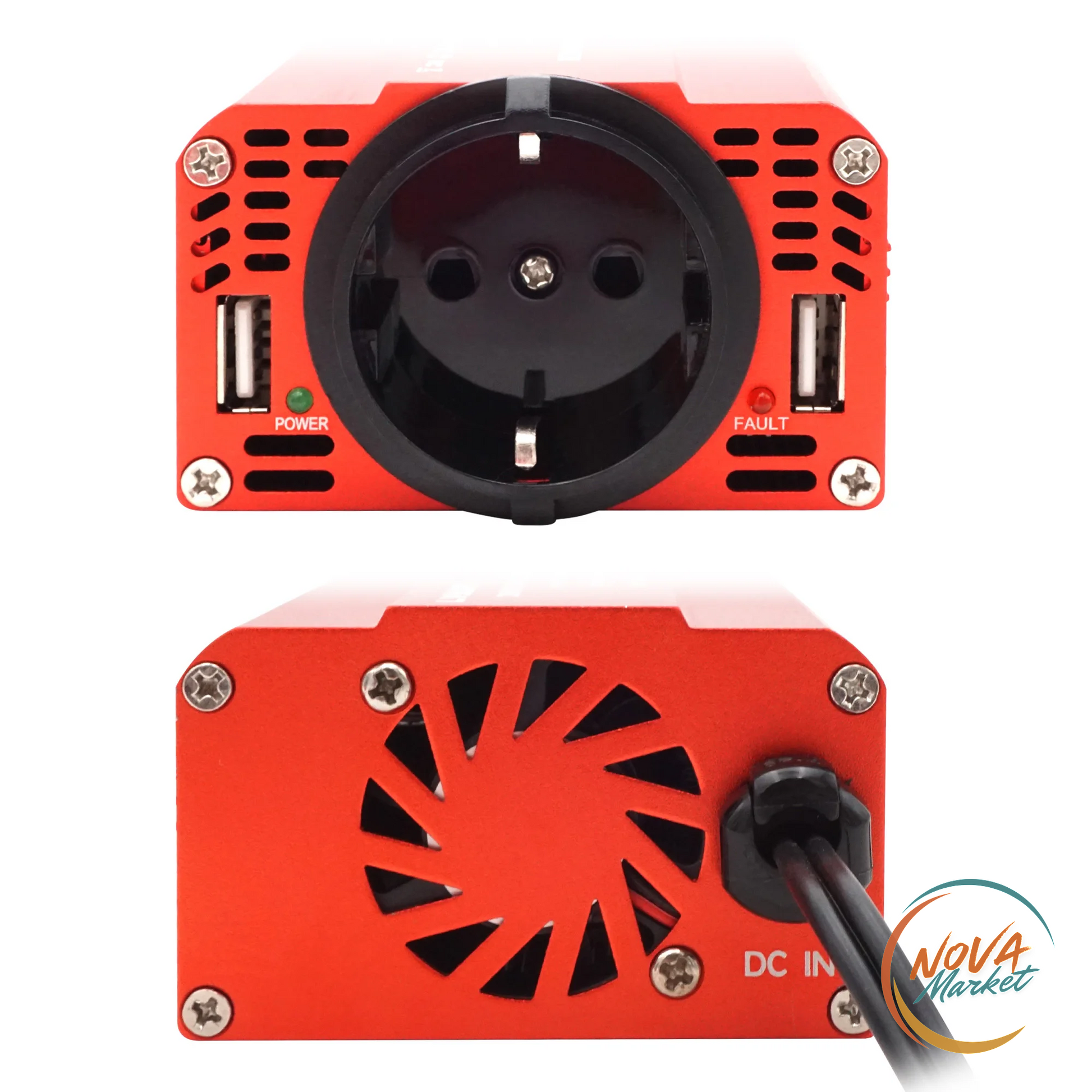 Inverter auto 12V-220V da 300W con USB