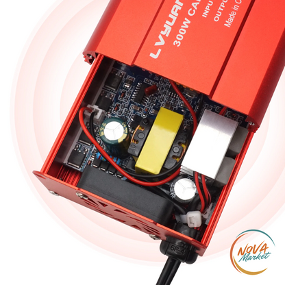Inverter auto 12V-220V da 300W con USB