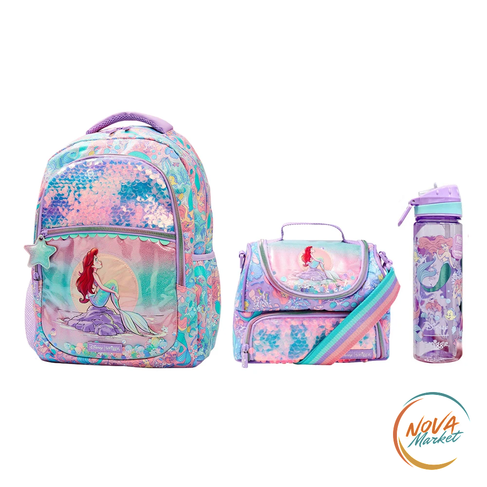 Zaino scolastico Disney capiente con design cartone animato