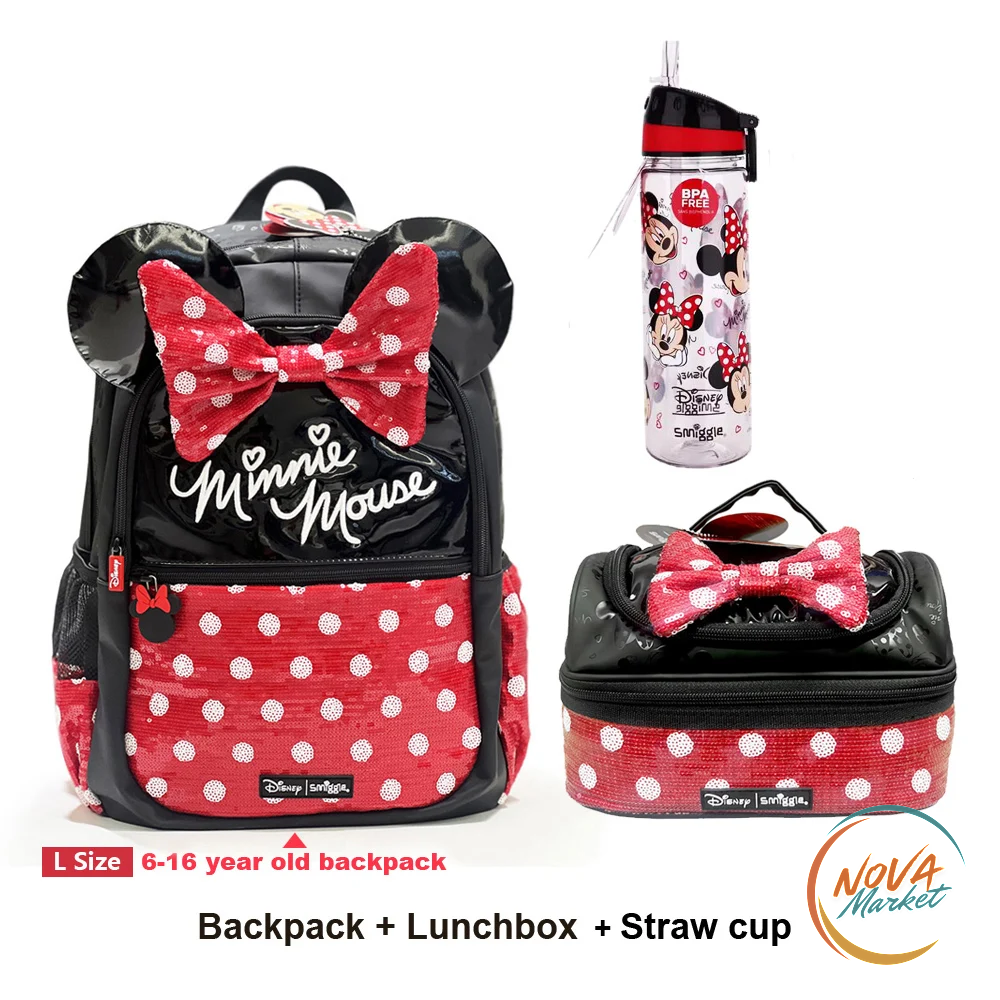 Zaino scolastico Disney capiente con design cartone animato