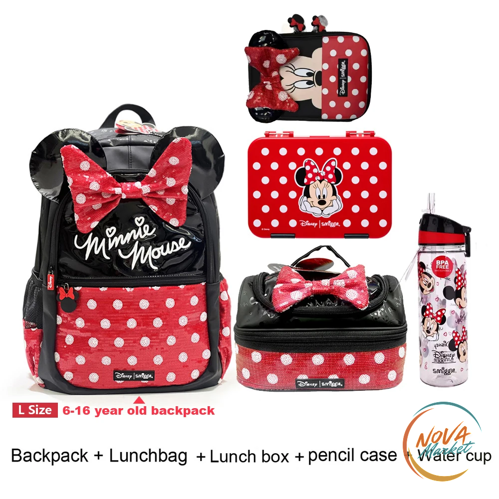 Zaino scolastico Disney capiente con design cartone animato