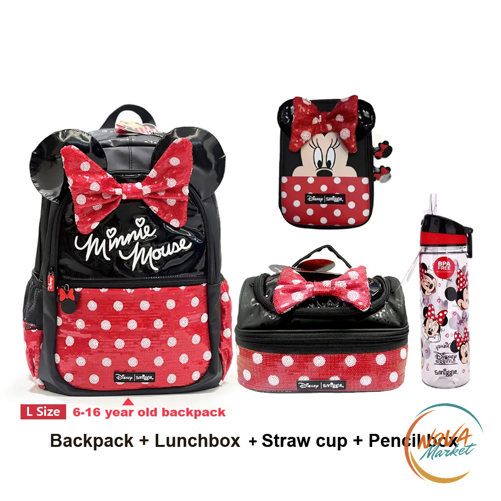 Zaino scolastico Disney capiente con design cartone animato