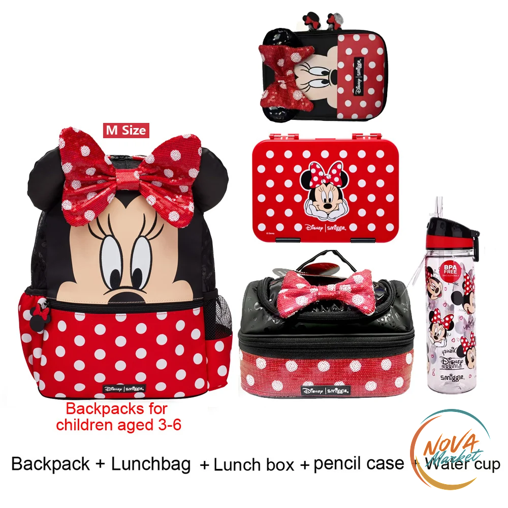 Zaino scolastico Disney capiente con design cartone animato