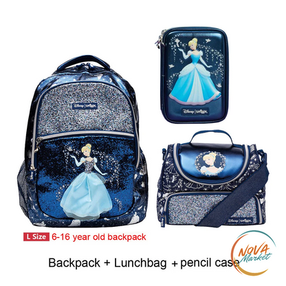 Zaino scolastico Disney capiente con design cartone animato