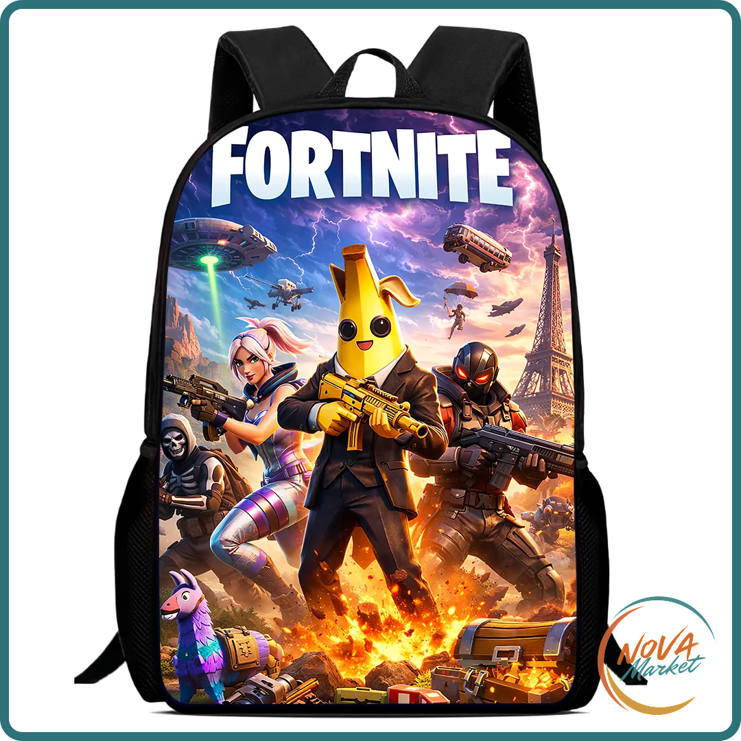 Zaino scolastico Fortnite 15 pollici leggero per bambini