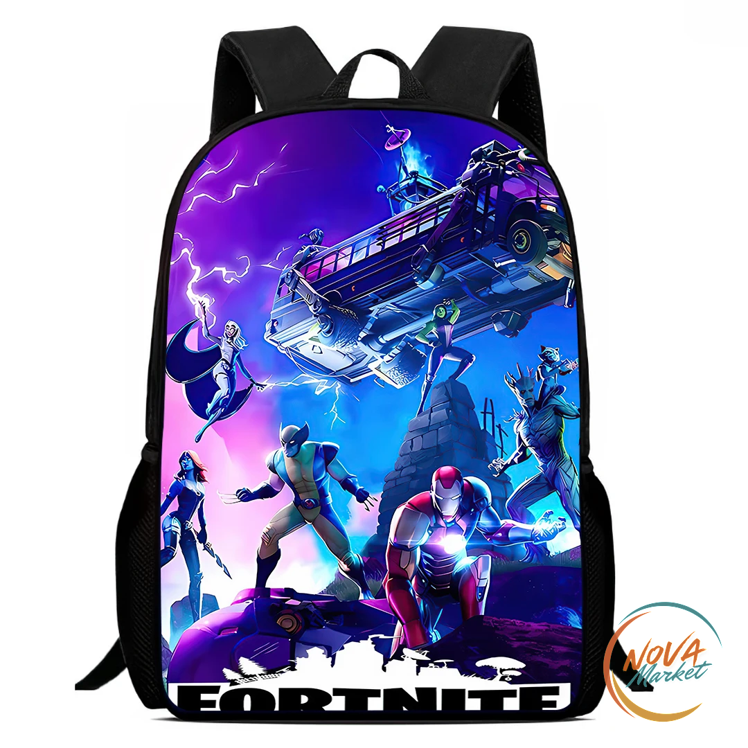 Zaino scolastico Fortnite 15 pollici leggero per bambini