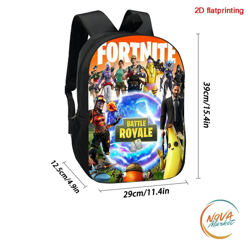 Zaino scolastico Fortnite 15 pollici leggero per bambini