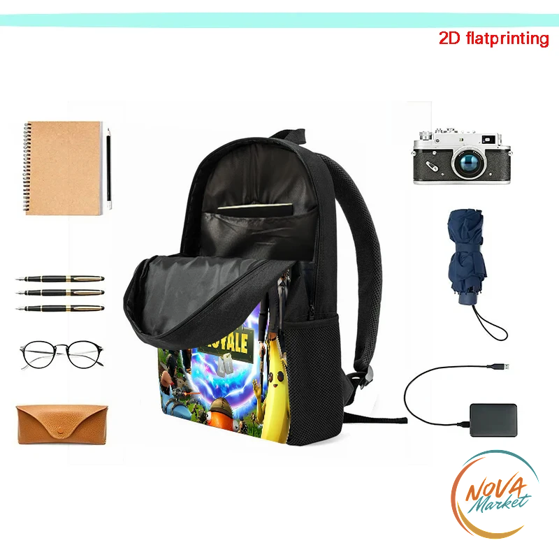 Zaino scolastico Fortnite 15 pollici leggero per bambini