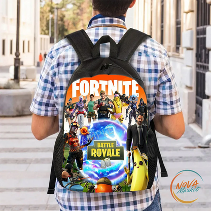 Zaino scolastico Fortnite 15 pollici leggero per bambini