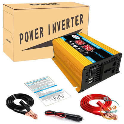 Inverter 12V-110/220V 4000W con display LCD
