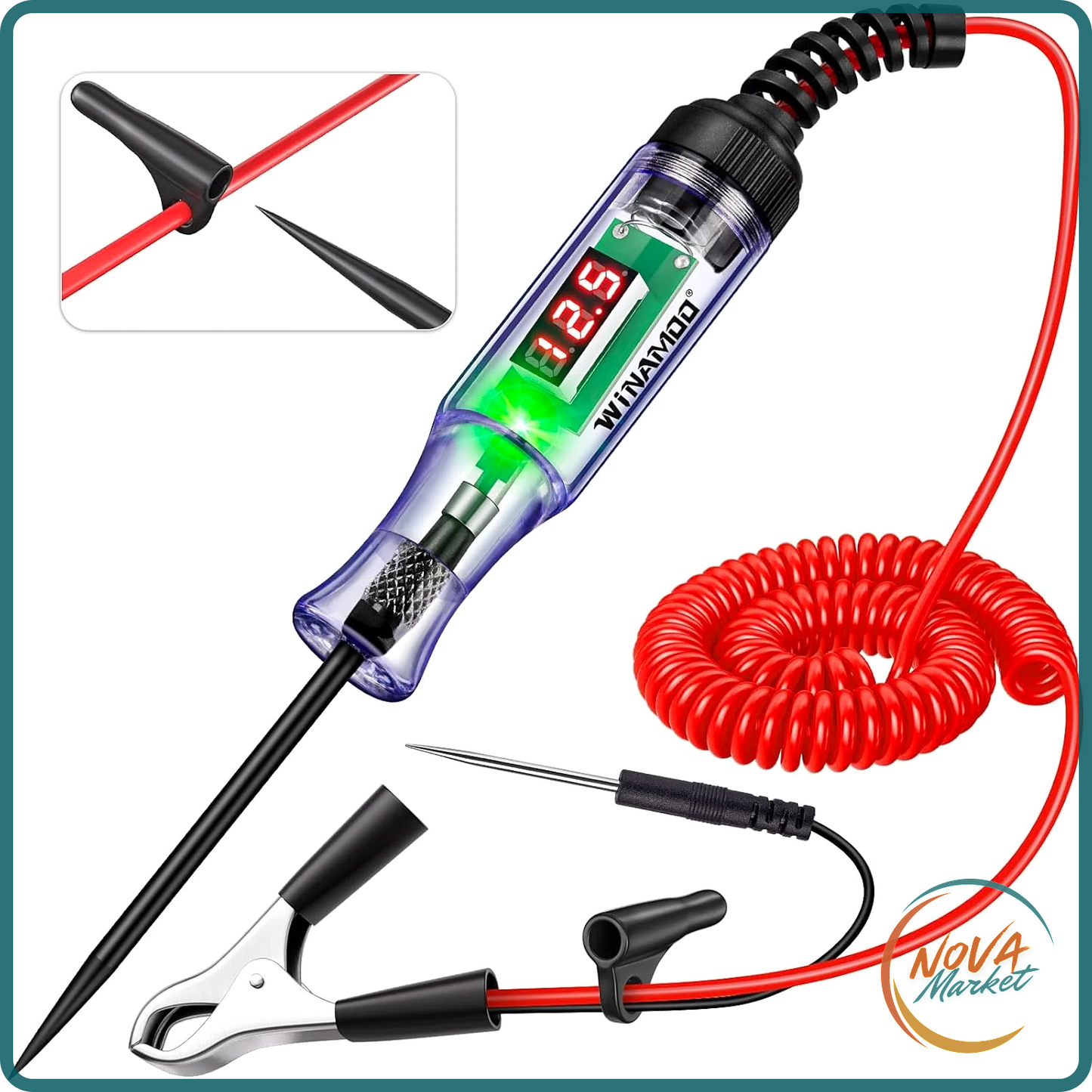 Tester Digitale di Tensione 5-90 V con Display LED