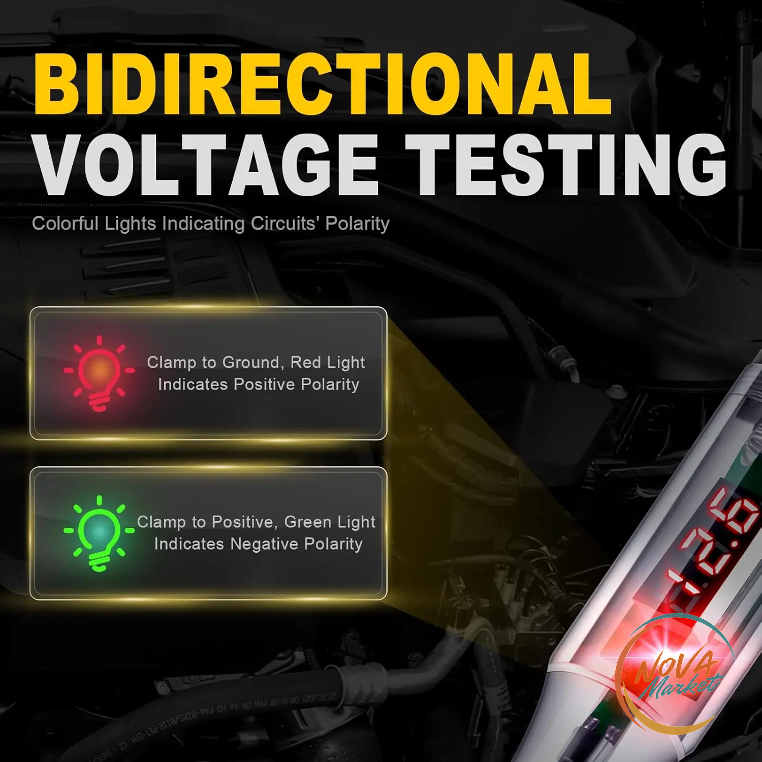 Tester Digitale di Tensione 5-90 V con Display LED