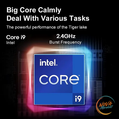 Notebook Intel Core i9 15,6" FHD con SSD e impronta digitale