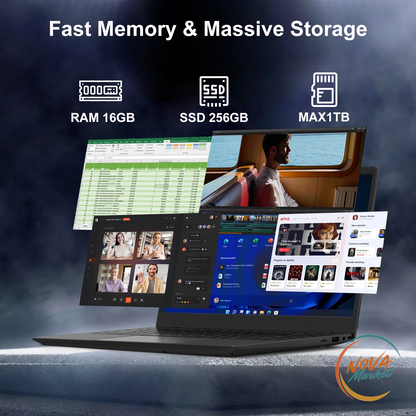 Laptop 15,6" 16 GB RAM, 512 GB SSD e tastierino numerico