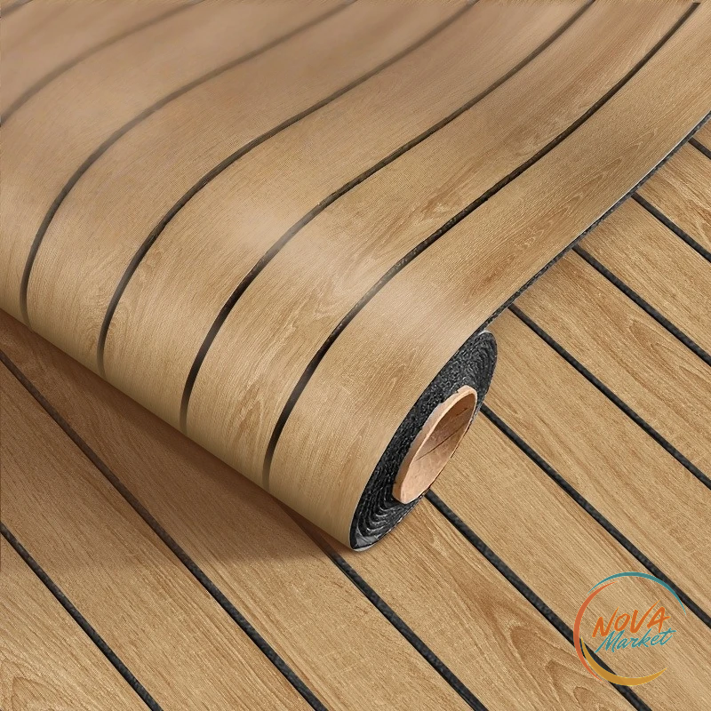 Pannelli murali autoadesivi effetto legno impermeabili