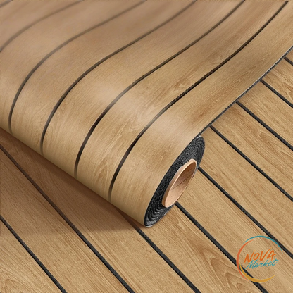 Pannelli murali autoadesivi effetto legno impermeabili