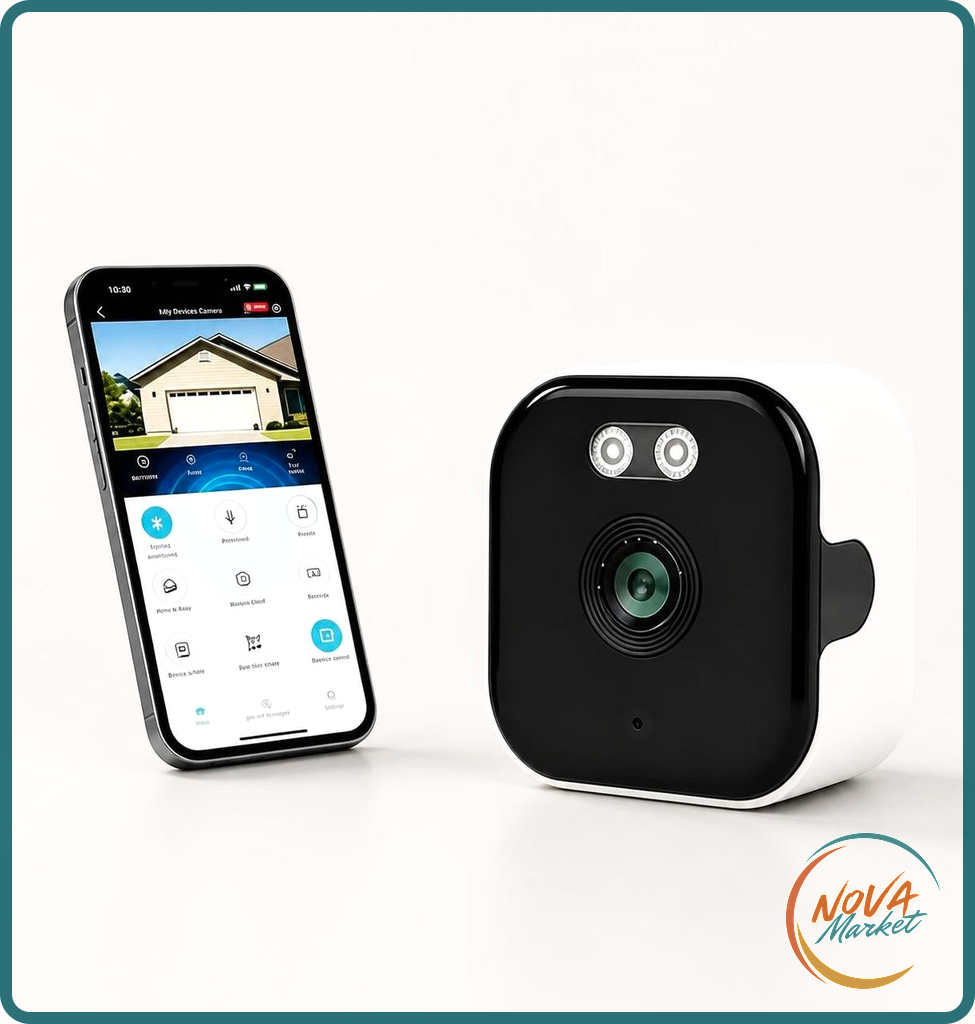 Telecamera WiFi da Finestra 3MP con Visione Notturna a Colori