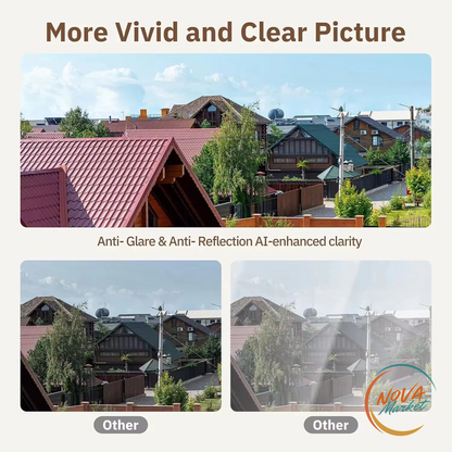Telecamera WiFi da Finestra 3MP con Visione Notturna a Colori