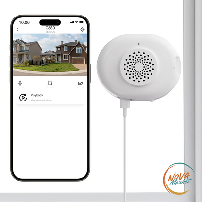 Telecamera di Sicurezza WiFi 2K per Interni con Visione a Colori