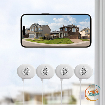 Telecamera di Sicurezza WiFi 2K per Interni con Visione a Colori