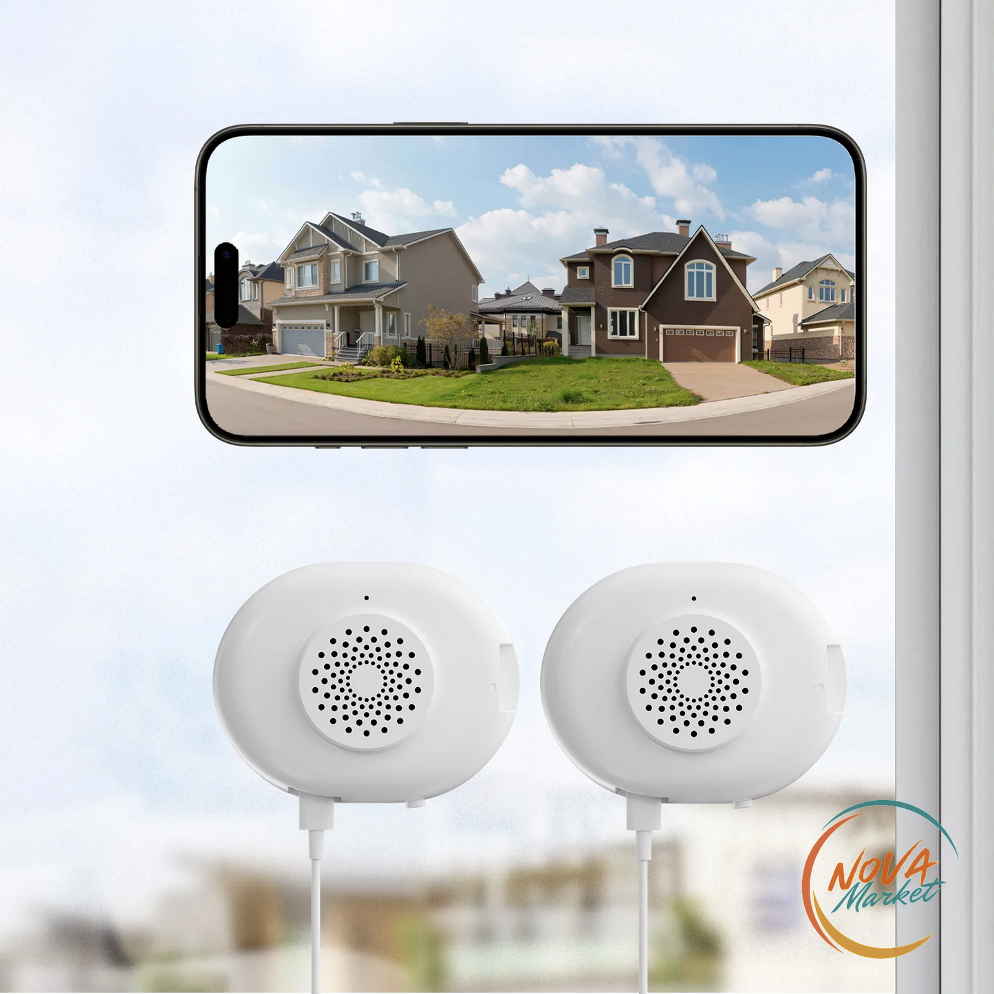 Telecamera di Sicurezza WiFi 2K per Interni con Visione a Colori