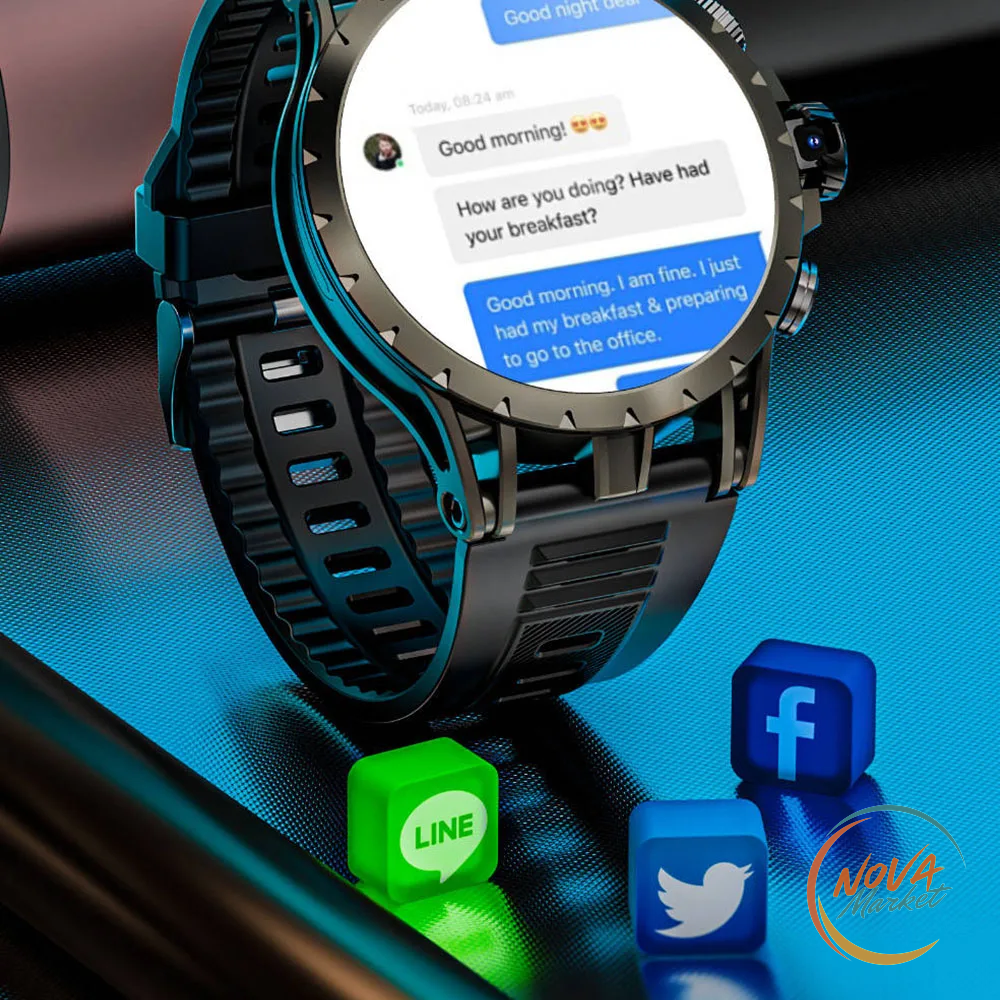 Smartwatch con SIM 4G/5G e GPS, Monitoraggio Salute