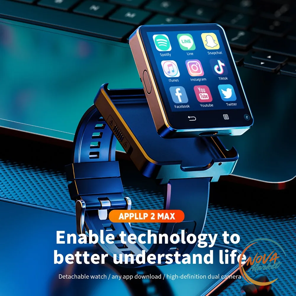 Smartwatch con SIM 4G/5G e GPS, Monitoraggio Salute