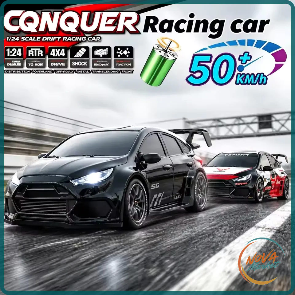 Auto RC 1:24 4WD con Luci LED per Rally e Acrobazie