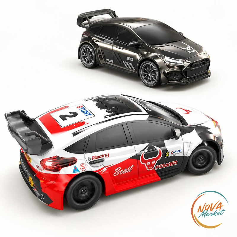 Auto RC 1:24 4WD con Luci LED per Rally e Acrobazie