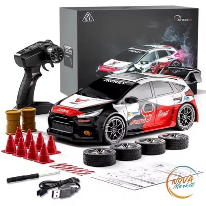 Auto RC 1:24 4WD con Luci LED per Rally e Acrobazie